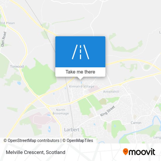 Melville Crescent map