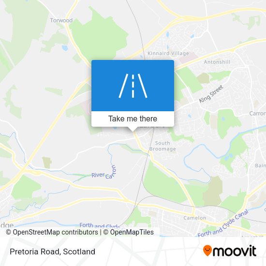 Pretoria Road map