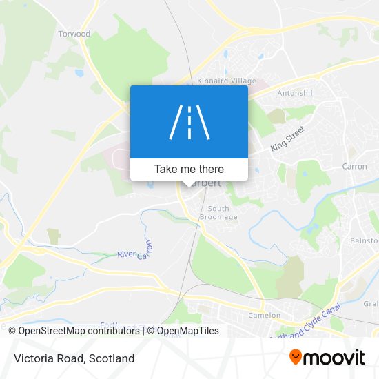 Victoria Road map