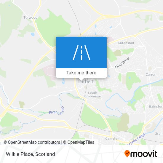 Wilkie Place map