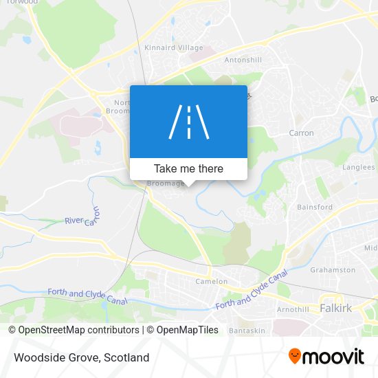 Woodside Grove map