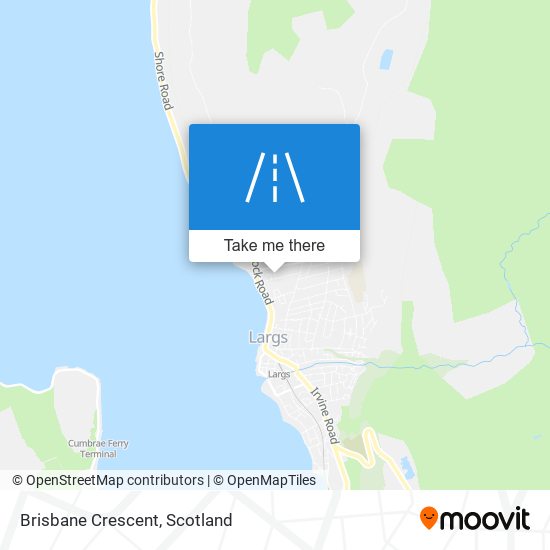 Brisbane Crescent map