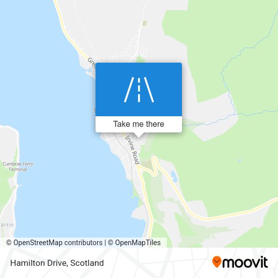 Hamilton Drive map
