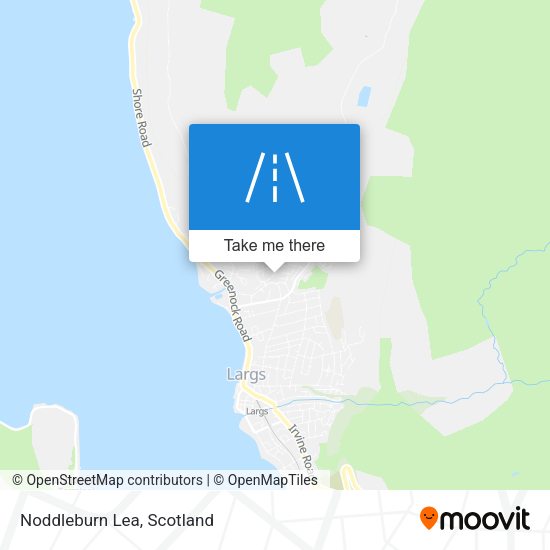 Noddleburn Lea map