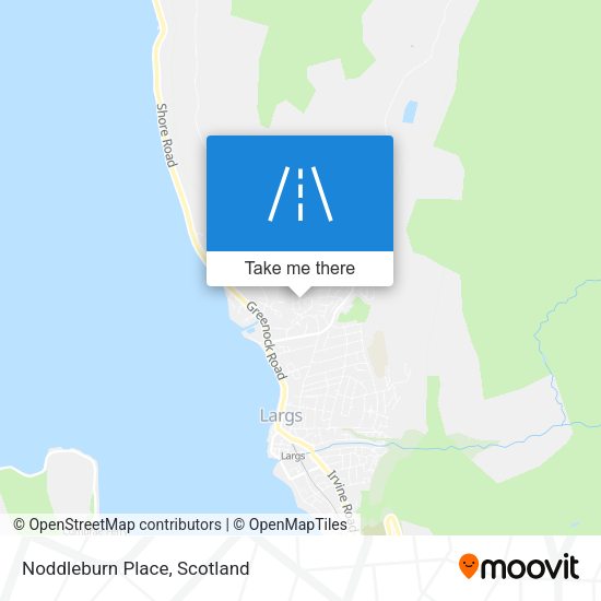 Noddleburn Place map