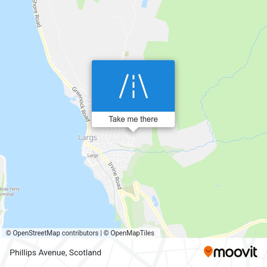 Phillips Avenue map