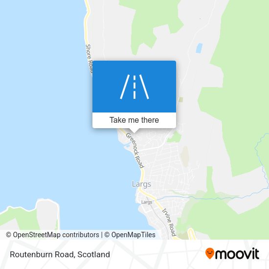 Routenburn Road map