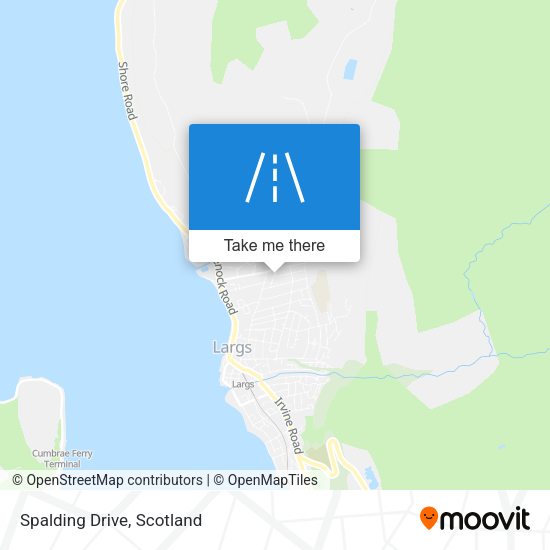 Spalding Drive map