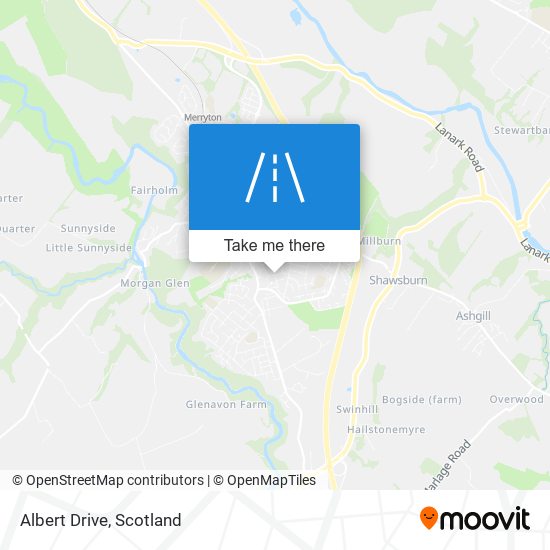 Albert Drive map