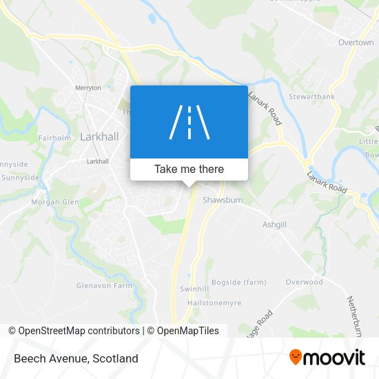 Beech Avenue map