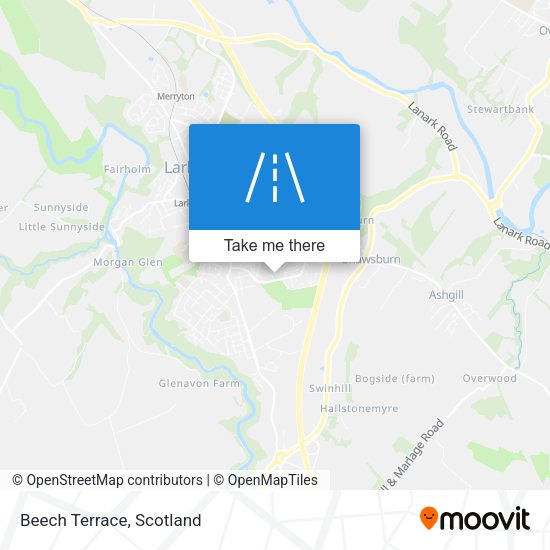 Beech Terrace map