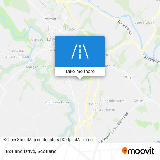Borland Drive map