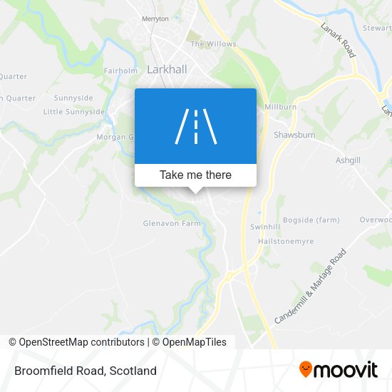 Broomfield Road map