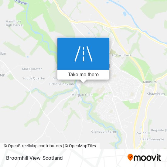 Broomhill View map