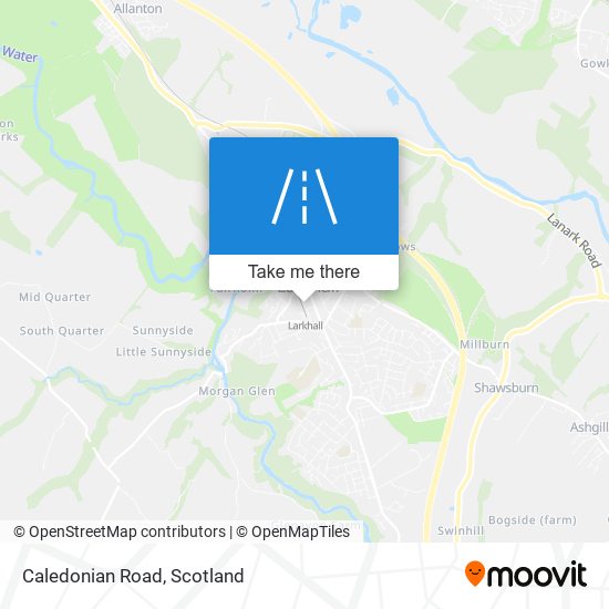 Caledonian Road map