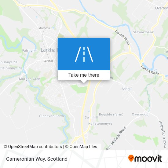 Cameronian Way map
