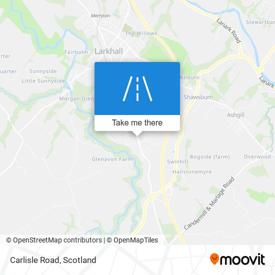 Carlisle Road map