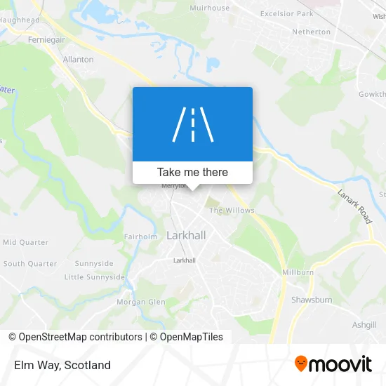 Elm Way map