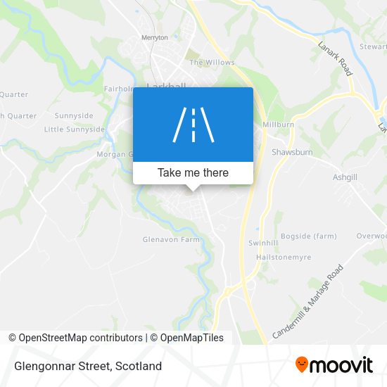 Glengonnar Street map