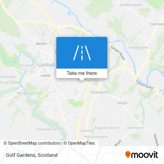 Golf Gardens map