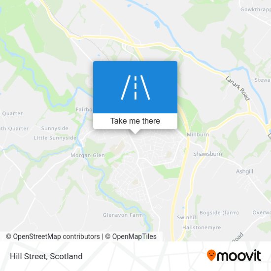 Hill Street map