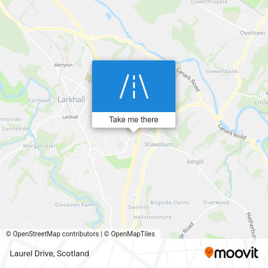 Laurel Drive map
