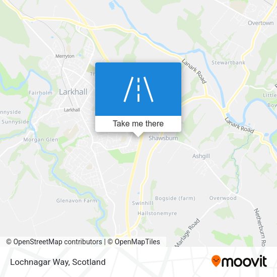 Lochnagar Way map