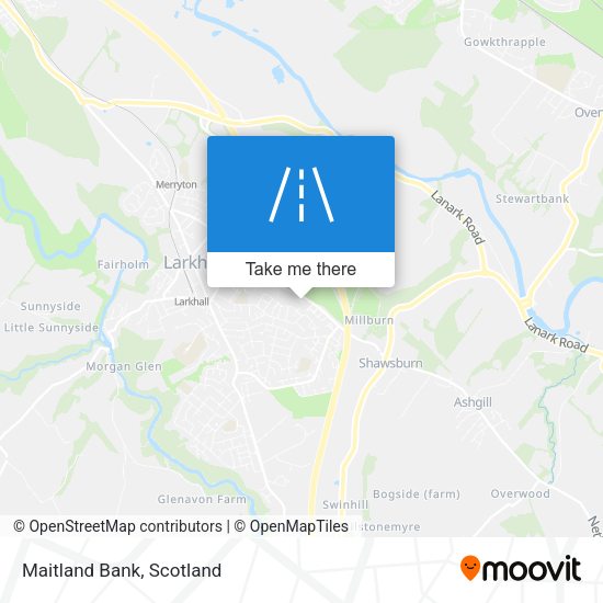 Maitland Bank map