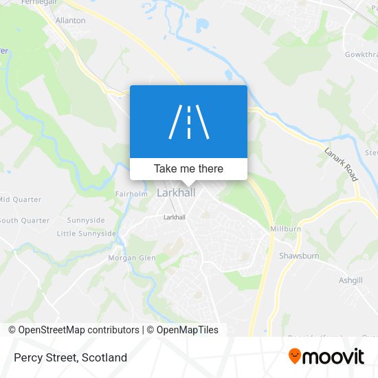 Percy Street map