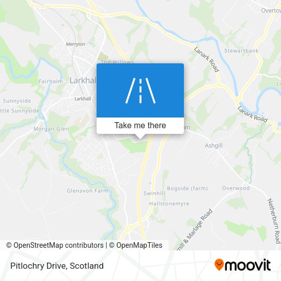 Pitlochry Drive map