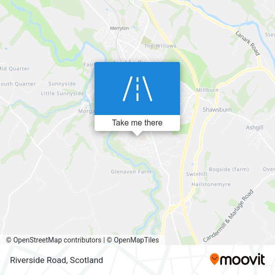 Riverside Road map