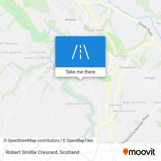 Robert Smillie Crescent map