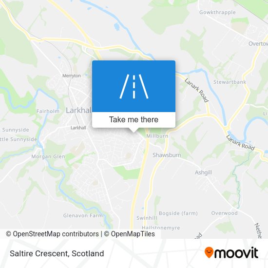 Saltire Crescent map