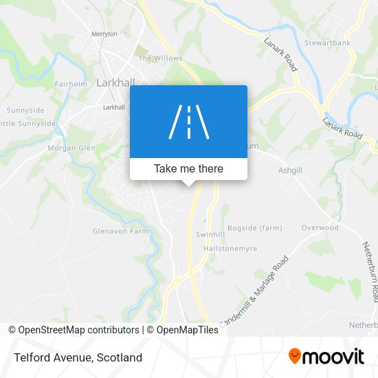 Telford Avenue map