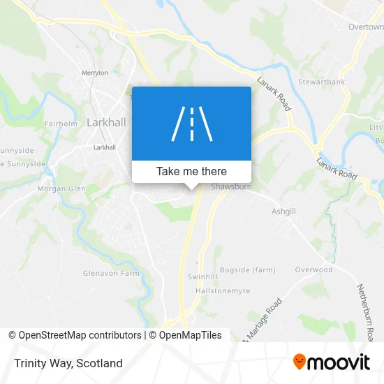 Trinity Way map