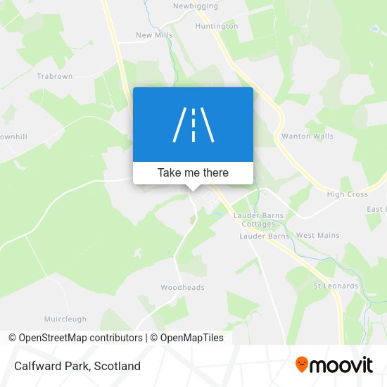 Calfward Park map