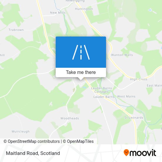 Maitland Road map