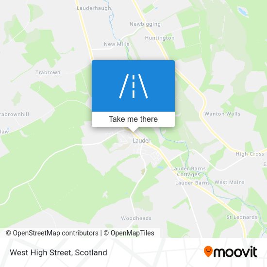 West High Street map