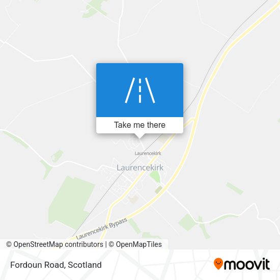 Fordoun Road map