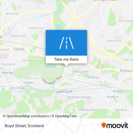 Boyd Street map