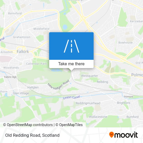Old Redding Road map