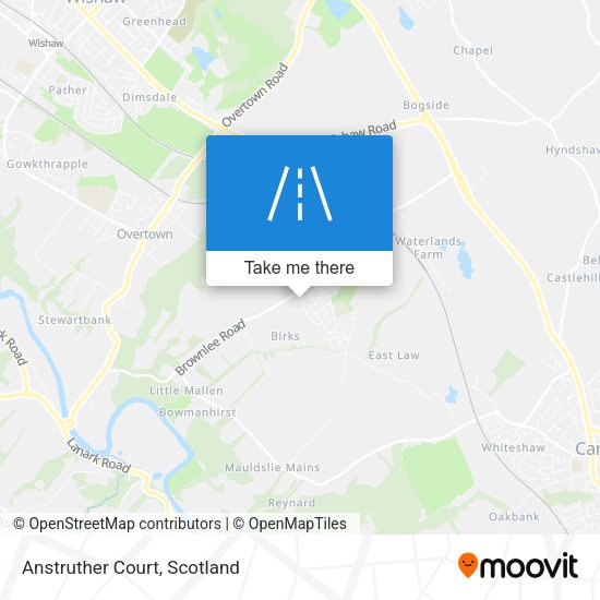 Anstruther Court map