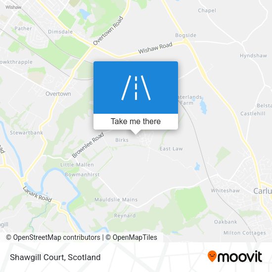 Shawgill Court map