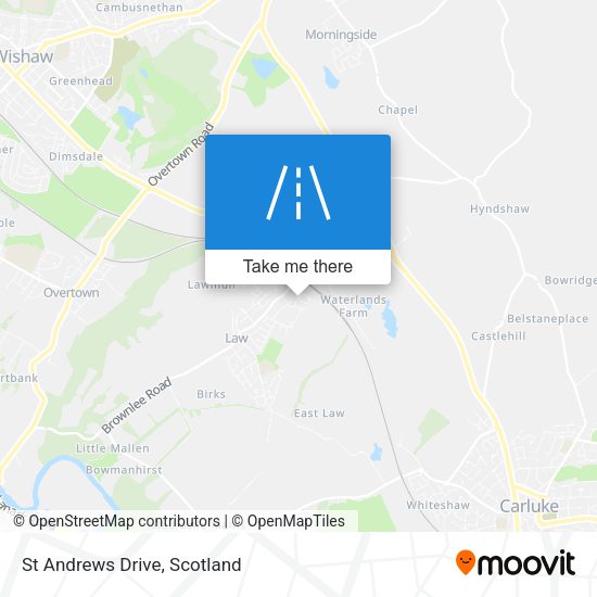 St Andrews Drive map