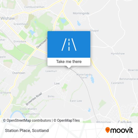 Station Place map