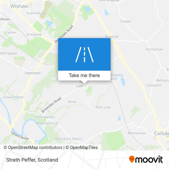 Strath Peffer map