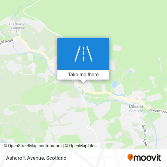 Ashcroft Avenue map