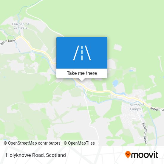 Holyknowe Road map