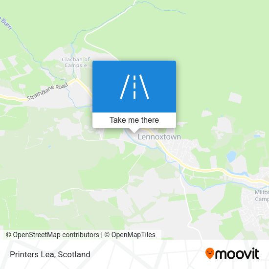 Printers Lea map