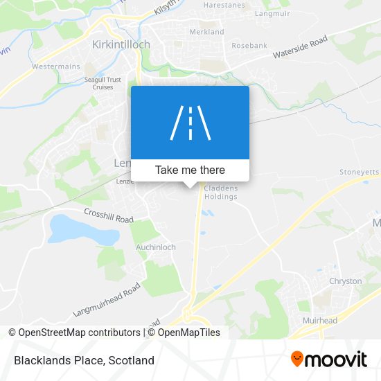 Blacklands Place map